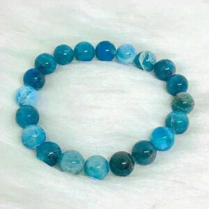 Ocean Blue Apatite Stone Bracelet